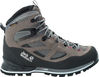 Jack Wolfskin, Jack Wolfskin Wasserdichte Trekkingschuhe Damen Force Crest Texapore Mid Women 38 grau tarmac grey / pink, Jack Wolfskin Wasserdichte Trekkingschuhe Damen Force Crest Texapore Mid Women 38 tarmac grey / pink tarmac grey / pink