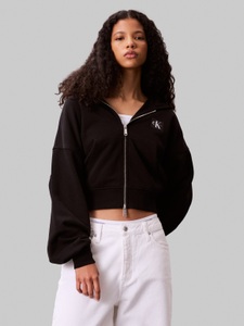Calvin Klein Jeans Kapuzensweatshirt »A- FRNCH TRRY BDG LG«, Mit Rundhalsausschnitt