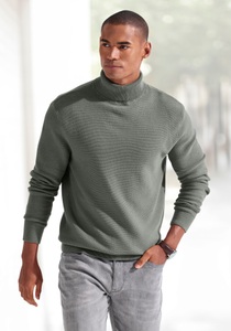 H.I.S Rollkragenpullover Strickpullover in modischer Struktur