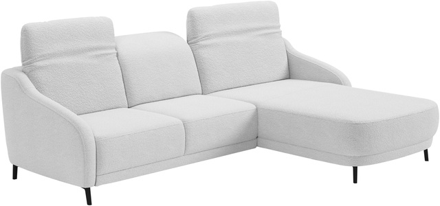 sit&more Ecksofa »Blues L-Form«, wahlweise mit Klapptisch und USB