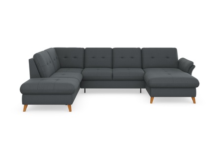 sit&more Wohnlandschaft »Göteborg«, inklusive Sitztiefenverstellung und Federkern, wahlweise mit Bettfunktion und Bettkasten