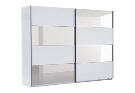 Wimex, Wimex Schwebetürenschrank »Easy«, mit Teilspiegel, Wimex Schwebetürenschrank »Easy«, mit Teilspiegel