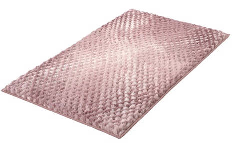 Kleine Wolke - Badteppich Cory 60 x 100 cm, Altrosa