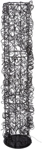Creativ light LED Dekolicht »Metalldraht-Tower«, 120 flammig-flammig, Zylinder aus Draht, mit Timerfunktion, USB Kabel