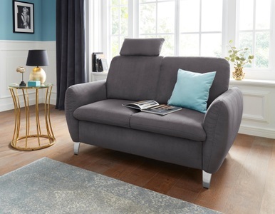 SIT&MORE, sit&more 2-Sitzer, sit&more 2-Sitzer »Daytona« inklusive Federkern und einer Kopfstütze