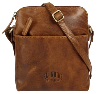 Klondike 1896, Klondike 1896 Umhängetasche, (1 tlg.), echt Leder, Klondike 1896 Umhängetasche, echt Leder