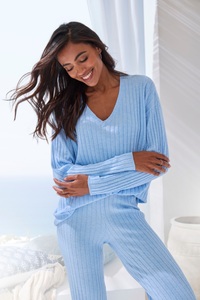 French Connection Strickpullover, mit V-Ausschnitt, Loungewear