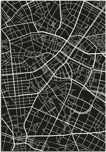 MySpotti, MySpotti Alu-Dibond-Druck »Artfix Streets of Berlin«, Städte, inkl. 3D-Magic Befestigungsset, MySpotti Alu-Dibond-Druck »Artfix Streets of Berlin«, Städte, inkl. 3D-Magic Befestigungsset