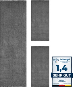 Andiamo Bettumrandung »Arezzo«, (1 tlg.), Uni Farben, weicher Flor, waschbar, ideal im Wohnzimmer & Schlafzimmer