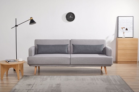 mutoni casual, Sofa Orvanto hellgrau 214, mutoni - Sofa Orvanto hellgrau 214, One Size
