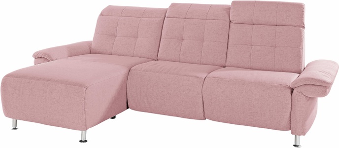 PLACES OF STYLE, Places of Style Ecksofa »Manhattan«, 2 Sitze mit elektrischer Relaxfunktion, verstellbare Armlehnen, Home affaire Ecksofa »Manhattan L-Form« 2 Sitze mit elektrischer Relaxfunktion, verstellbare Armlehnen