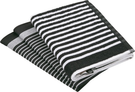 Ross, ROSS Geschirrtuch »Exclusiv«, (Set, 3 tlg.), 1x Küchen-Frottiertuch 50x50 cm Streifen und 2x Geschirrtücher 50x70 cm, ROSS Geschirrtuch »Exclusiv« 1x Küchen-Frottiertuch 50x50 cm Streifen u. 2x Geschirrtücher 50x70 cm