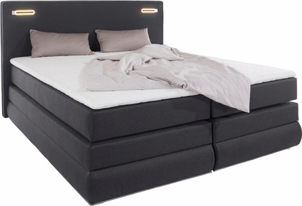 COLLECTION AB Boxspringbett »Ninoni« inkl. Bettkasten, Topper und wahlweise mit LED-Beleuchtung