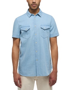 Mustang, MUSTANG Jeanshemd »Style Clemens Denim Washed«, 