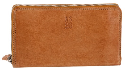 A.S.98, A.S.98 Geldbörse, aus hochwertigem Leder im schlichter Optik, 
