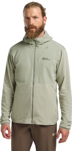 Jack Wolfskin Kapuzenfleecejacke »PRELIGHT TRAIL HOODY M«, mit Kapuze
