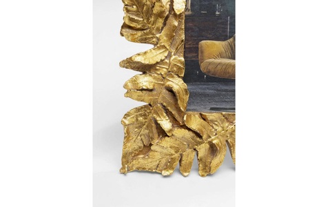Kare Design, Bilderrahmen gold Leaves 20x24, Kare Design Bilderrahmen »Leaves Goldfarben, 10 x 15 cm«