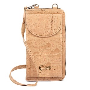 CorkCase, CorkCase Umhängetasche »Portemonnaie / Umhängetasche mit Handy-Fach «Classic» aus Kork«, CorkCase Geldbörse »Portemonnaie / Umhängetasche mit Handy-Fach «Classic» aus Kork«