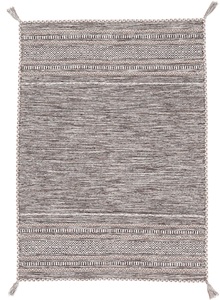 carpetfine, Wollteppich, »Kelim Azizi«, carpetfine, rechteckig, Höhe 5 mm, handgewebt, carpetfine Teppich »Kelim Azizi«, rechteckig, 5 mm Höhe, Baumwolle, Wendeteppich mit Fransen, Wohnzimmer