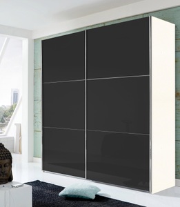 fresh to go, Fresh To Go Schwebetürenschrank »Level«, mit Glastüren, Wimex Schwebetürenschrank »Level by fresh to go«, mit Glastüren