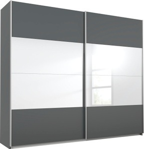 rauch ORANGE, rauch ORANGE Schwebetürenschrank »Quadra«, mit Spiegelelementen, rauch Schwebetürenschrank »Quadra«, mit Spiegelelementen