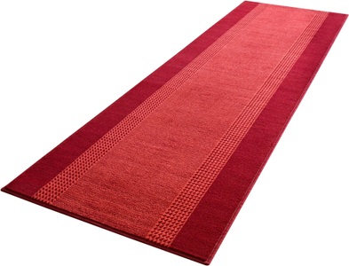 Hanse Home, Läufer, »Band«, HANSE Home, rechteckig, Höhe 9 mm, maschinell gewebt, HANSE Home Teppich »Band«, rechteckig, 9 mm Höhe, Kurzflor, weich, Läufer Grössen, Wohnzimmer, Schlafzimmer, Esszimmer