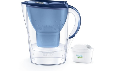 Brita, BRITA Tischwasserfilter Marella inkl. 1 Maxtra Pro All-in-1, Brita Marella 2.4L + Maxtra Pro All-in-1 Wasserfilter Blau