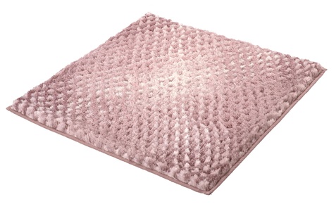 Kleine Wolke - Badteppich Cory 60 x 60 cm, Altrosa