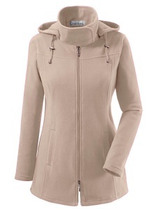 CASUAL LOOKS, Casual Looks Fleece-Jacke mit Kordelstopper, 
