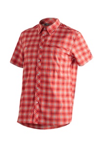 Maier Sports Outdoorhemd »Kasen S/S M«, kurzarm Herrenhemd, atmungsaktives Wanderhemd, Karohemd