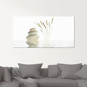Artland Glasbild »Zen Friede«
