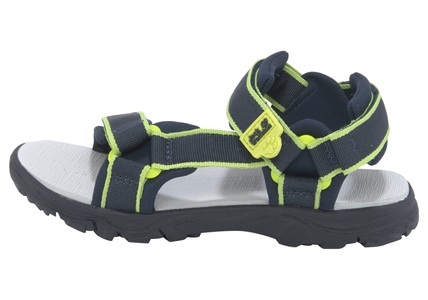 Jack Wolfskin, Jack Wolfskin Outdoor-Sandale Kinder Seven Seas 3 Kids 32 blau blue / lime, Jack Wolfskin Sandale Kinder Seven Seas 3 Kids 32 blue / lime Blue / Lime