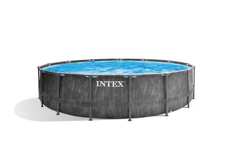 Intex, Intex Framepool »Greywood Prism Frame Set«, Intex Pool Greywood Prism Frame Set 457 x 122 cm
