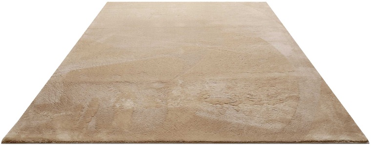 Homie Living, Homie Living Teppich »Lago«, rechteckig, 19 mm Höhe, Homie Living Teppich »Lago«, rechteckig, 19 mm Höhe, Kurzflor, Uni Farben, ideal im Wohnzimmer & Schlafzimmer