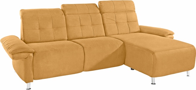 PLACES OF STYLE, Places of Style Ecksofa »Manhattan«, 2 Sitze mit elektrischer Relaxfunktion, verstellbare Armlehnen, Home affaire Ecksofa »Manhattan L-Form« 2 Sitze mit elektrischer Relaxfunktion, verstellbare Armlehnen