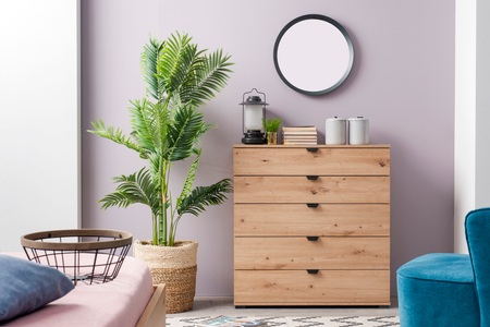 my home Sideboard »Duero«, mit 5 Schubkästen, Breite 90 cm