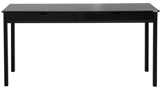 MY HOME, my home Schreibtisch »Gava«, (1 St.), Schreibtisch aus schönem massivem Kiefernholz, mit 2 Schubladen und eingefräste Griffmulden, in verschiedenen Farbvarianten enthältlich, Höhe 80 cm, INOSIGN Schreibtisch »Gava«, (1 St.), Kiefer massiv, eingefräste Griffmulden, Höhe 80 cm