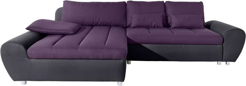 SIT&MORE, sit&more Ecksofa »Bandos«, sit&more Ecksofa »Bandos L-Form«, in 2 unterschiedlichen Grössen, wahlweise mit Bettfunktion