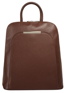 CLUTY, Cluty Cityrucksack, echt Leder, Made in Italy, Cluty Cityrucksack, echt Leder, Made in Italy