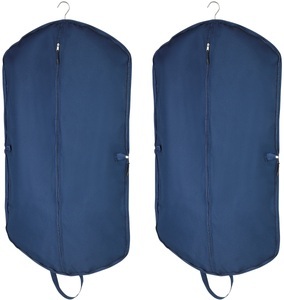 Wenko, WENKO Kleidersack »Business Premium«, mit Schuhtasche 2er Set, Kleidersack: je 112 x 62 cm, Tasche: je 40 x 30 cm, strapazierfähiges Polyester, abwaschbar, WENKO Kleidersack »Business Premium«, mit Schuhtasche 2er Set, Kleidersack je 112x62 cm, Tasche je 40x30 cm