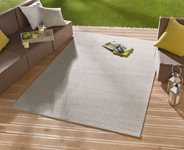 NORTHRUGS, NORTHRUGS Teppich »Coin«, rechteckig, 8 mm Höhe, In-und Outdoor geeignet, Sisal Optik, Wohnzimmer, Balkon, Terrasse, Garten, Robust, Pflegeleicht, Flachgewebe, NORTHRUGS Teppich »Coin«, rechteckig, 8 mm Höhe, In-& Outdoor, Wetterfest, Balkon, Sisal-Optik, Wohnzimmer, Läufer