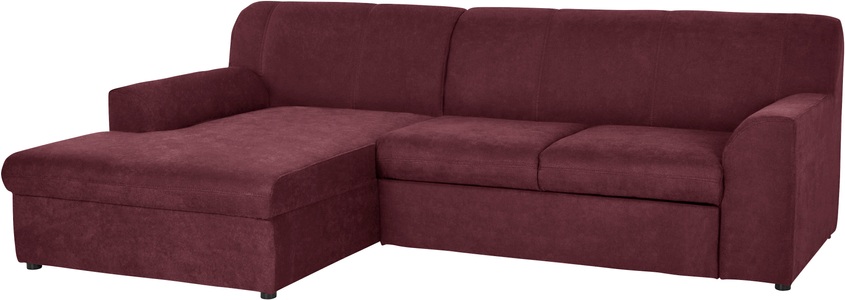 DOMO collection, DOMO collection Ecksofa, DOMO collection Ecksofa »Topper L-Form«, mit Recamiere, wahlweise mit Schlaffunktion