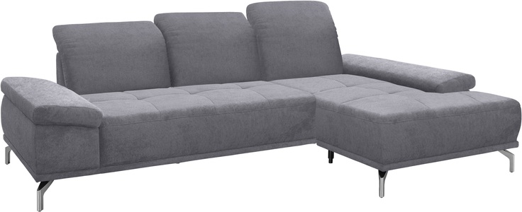 Places of Style Ecksofa »Caluna«, mit Sitztiefen- und Kopfteilverstellung