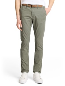 TOM TAILOR DENIM, TOM TAILOR Denim Chinohose leicht vorgewaschen