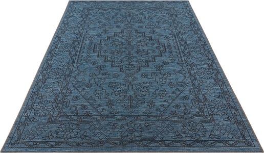 BOUGARI, Teppich, »Tyros«, bougari, rechteckig, Höhe 4 mm, maschinell gewebt, NORTHRUGS Teppich »Tyros«, rechteckig, 4 mm Höhe, In-und Outdoor geeignet, Strapazierfähig und pflegeleicht, Flachgewebe