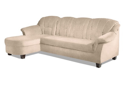 HOME AFFAIRE, Home affaire Ecksofa »Budapest«, wahlweise mit Bettfunktion, mit Recamiere oder Ottomane, 