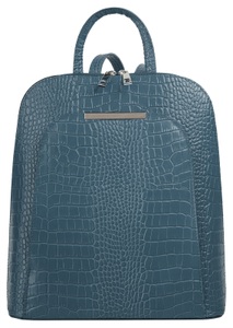 CLUTY, Cluty Cityrucksack, echt Leder, Made in Italy, Cluty Cityrucksack, echt Leder, Made in Italy