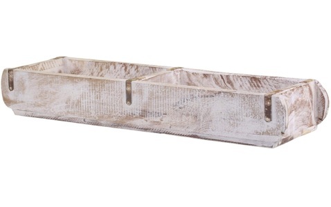 undefined, Holzkiste »Antique Aufbewahrung alte Backsteinform«, Chic Living Holzkiste »AufbewahrungalteBacksteinform«