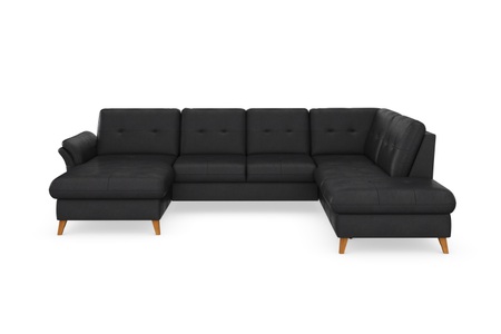 sit&more Wohnlandschaft »Göteborg«, inklusive Sitztiefenverstellung und Federkern, wahlweise mit Bettfunktion und Bettkasten