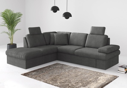 sit&more Ecksofa »Moreno«, mit Armteilverstellung,wahlweise mit Bettfunktion
